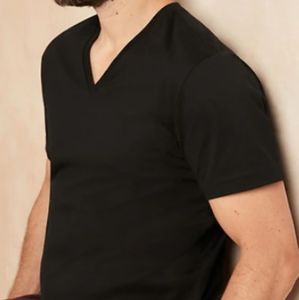 Banana Republic Factory Dress Vee T-shirt XL/T Black